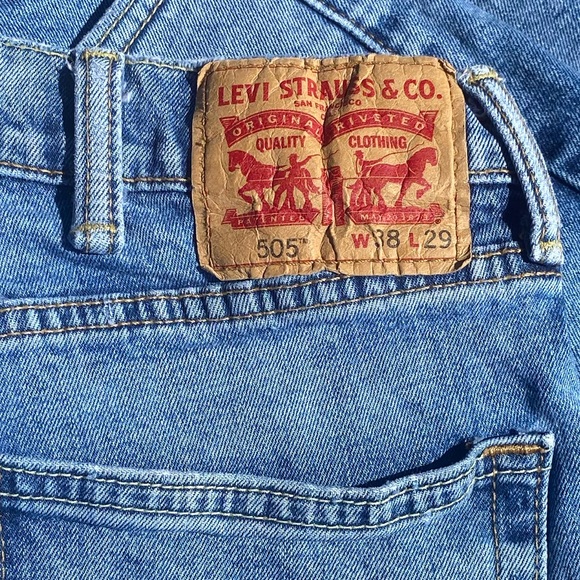 Men’s 505 Red Tag 5 Pocket Levi’s Jeans 38”W 29”L - Picture 2 of 6